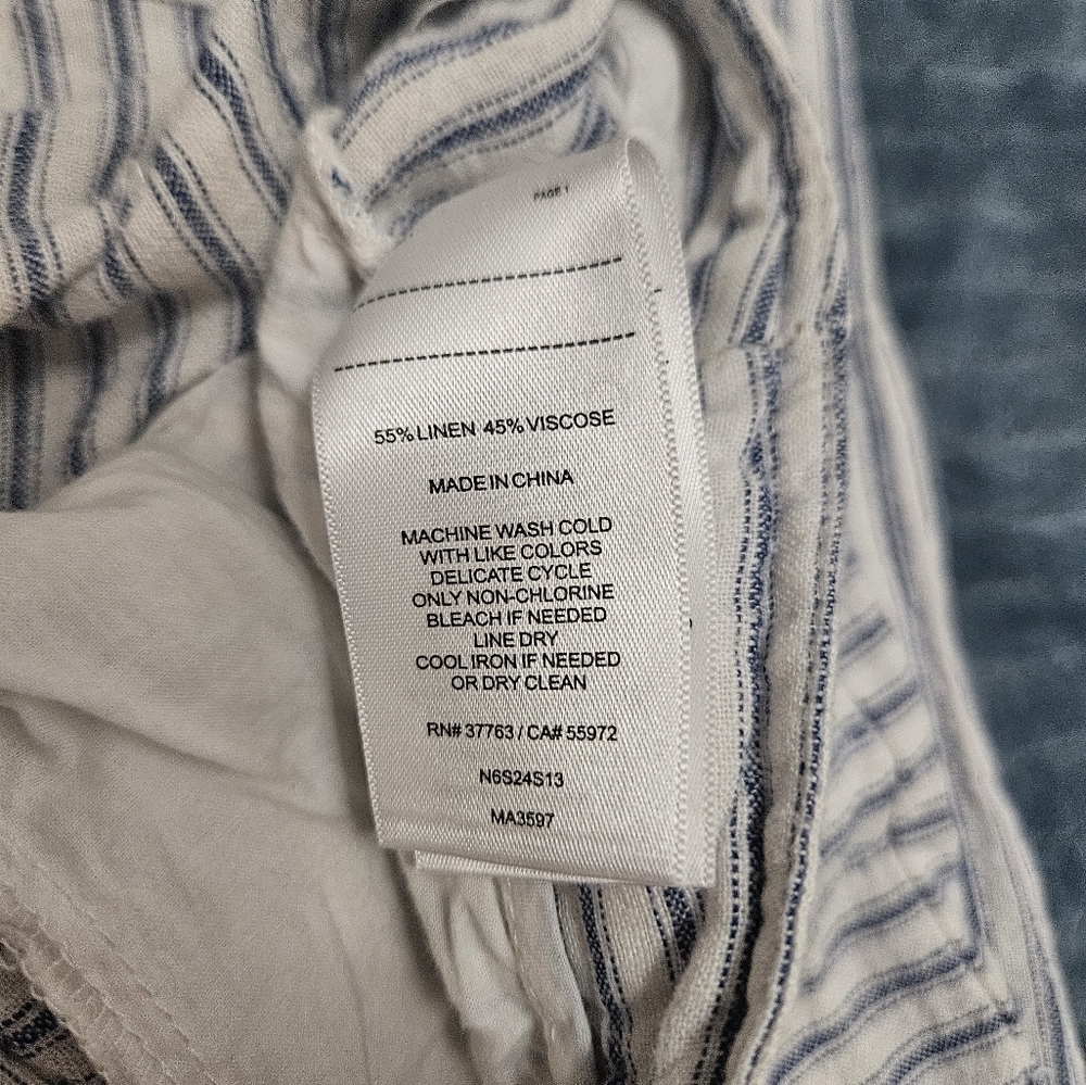 Womens Pinstriped Laundry By Shelli Segal Wide Leg Pants! - Picture 4 of 9